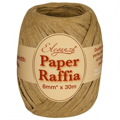 Natural Paper Raffia Ribbon - Alaynashome