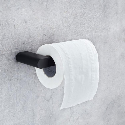 Matte Black Toilet Roll Holder - Alaynashome