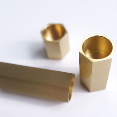 Solid Brass Candle Holder - Alaynashome