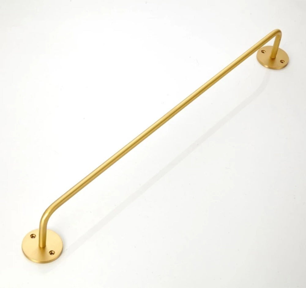 Solid Brass Towel Rod - Alaynashome