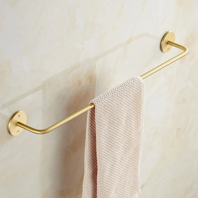 Solid Brass Towel Rod - Alaynashome