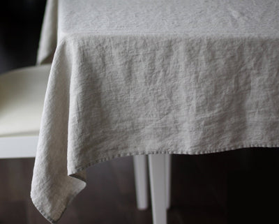 Natural 100% Linen Tablecloth - Alaynashome